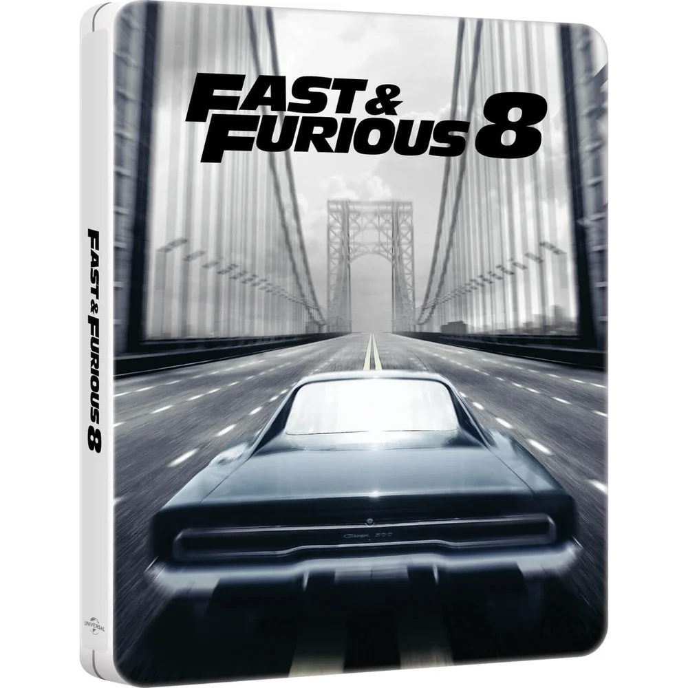 Fast & Furious 8: 4K Ultra HD - Zavvi Exclusive Limited Edition Steelbook (Includes 2D Version & Digital Download) Image 1