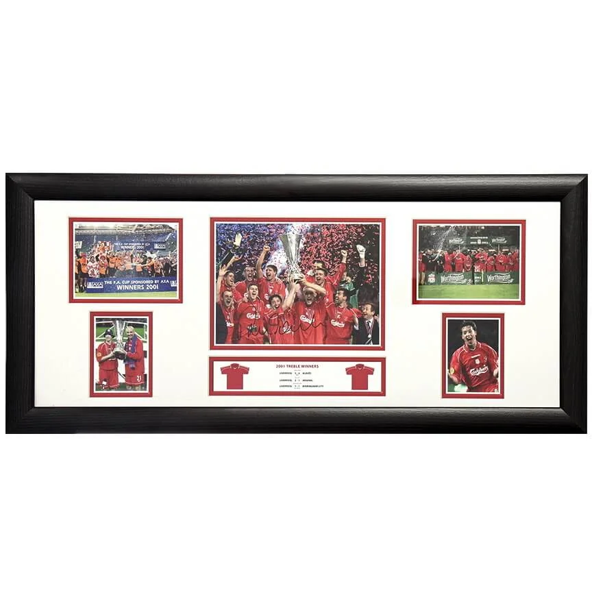 Robbie Fowler Signed and Framed Storyboard Image 1