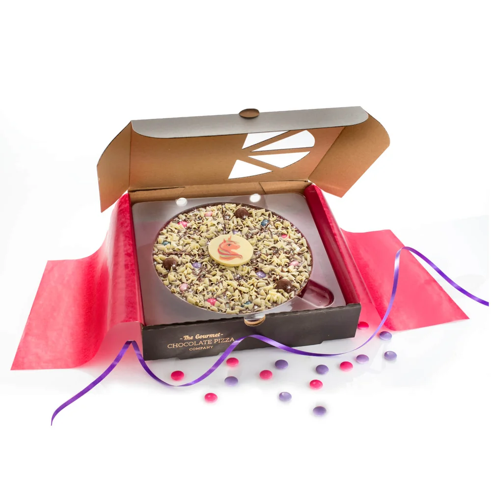 The Gourmet Chocolate Pizza Magical Unicorn 7 Inch Pizza Image 1