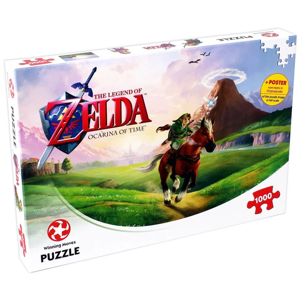 1000 Piece Jigsaw Puzzle - The Legend of Zelda Ocarina of Time Edition Image 1