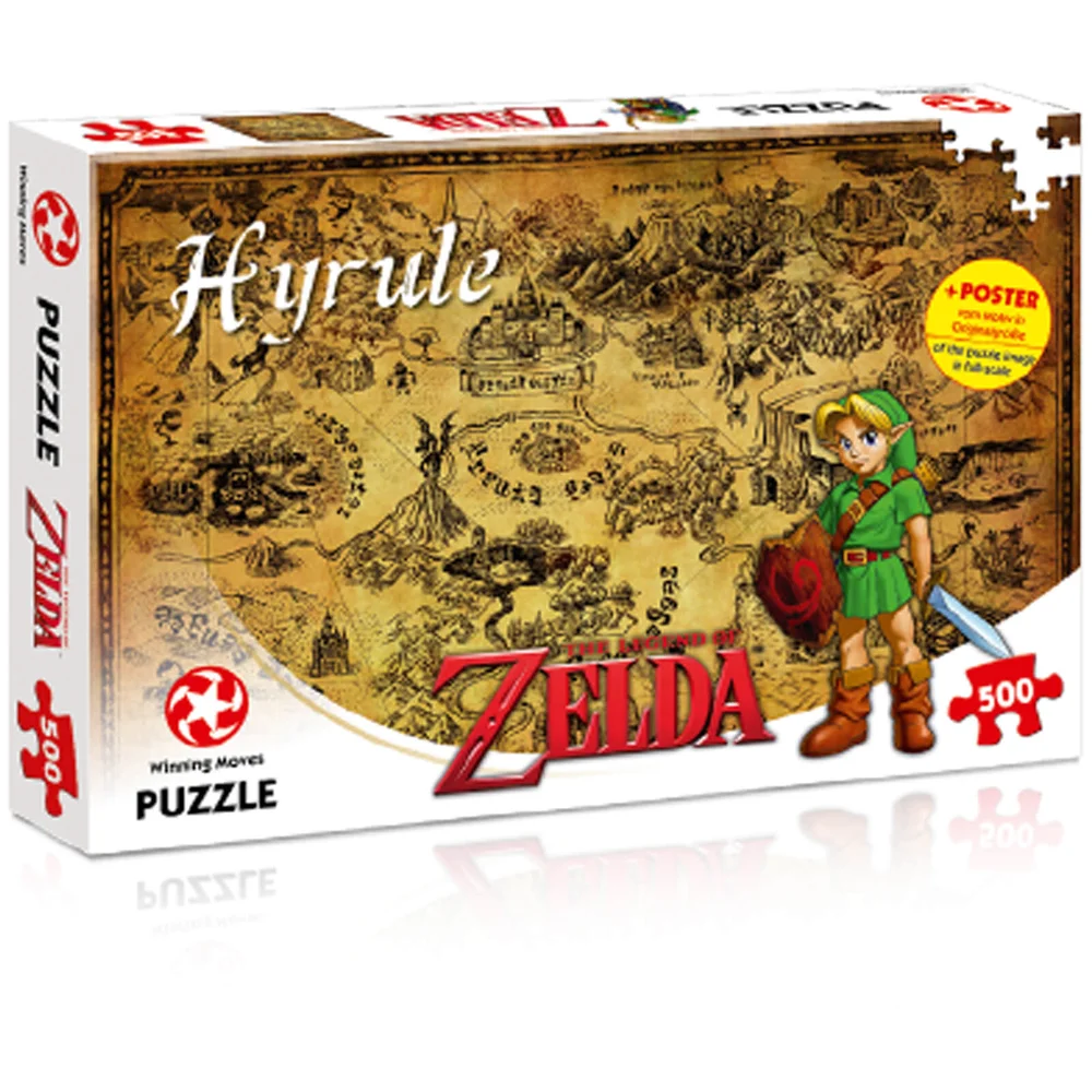 500 Piece Jigsaw Puzzle - Zelda Hyrule Field Edition Image 1