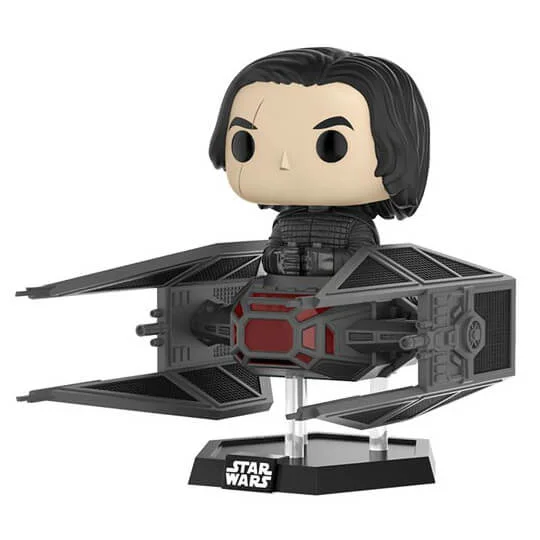 Star Wars Kylo Ren in Tie Fighter Pop! Deluxe Figure Image 1