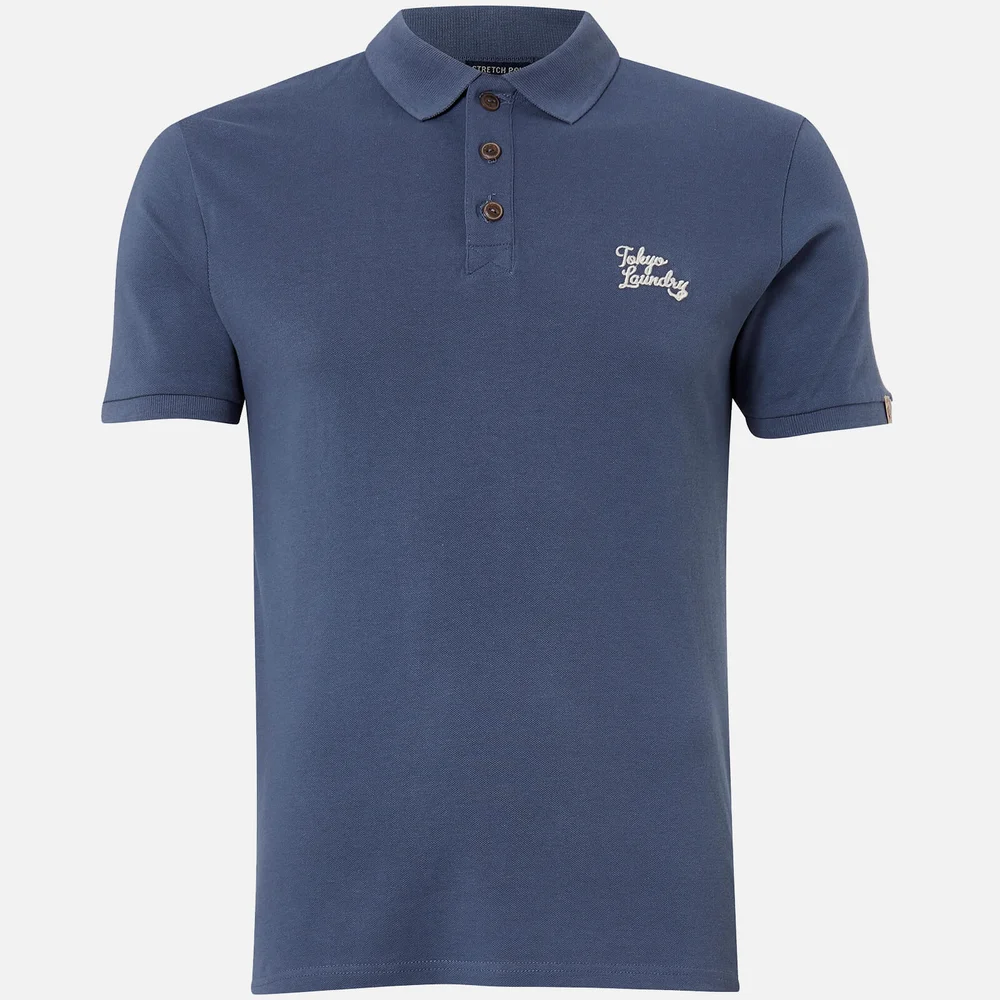 Tokyo Laundry Men's Winterfield Polo Shirt - Vintage Indigo - S - Blue Image 1