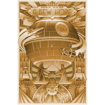 Star Wars: A Shiny New Hope - Zavvi Exclusive Fine Art Screen Print - By Acme Archives Artist Steve Thomas