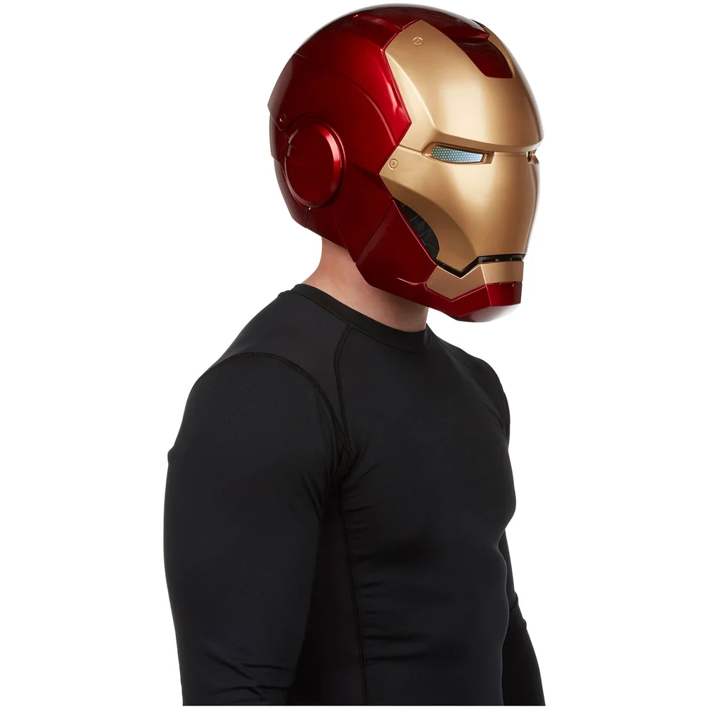 avengers marvel legends full scale iron man electronic helmet Gear Life Size Prop Replica Endgame Step into the iconic world of Marvel with the Legends Series Iron Man Premium Electronic Helmet (Model F9016) Avengers Endgame Marvel Legends Iron