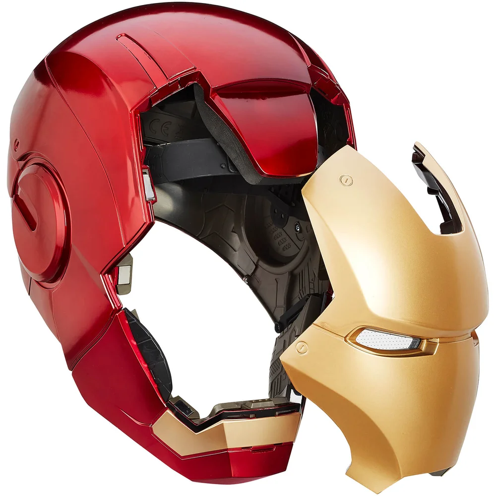 iron man helmet for sale uk flydragon MARVEL Legend Mk5 Electronic Jarvis 1:1 Wearable English Voice Control Electric Opening and Closing Mask with Touch Sensor Lithium battery charging Helmet flydragon MARVEL Legend Iron Man