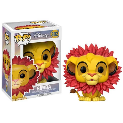 Lion King Simba (Leaf Mane) Pop! Vinyl Figure Image 1