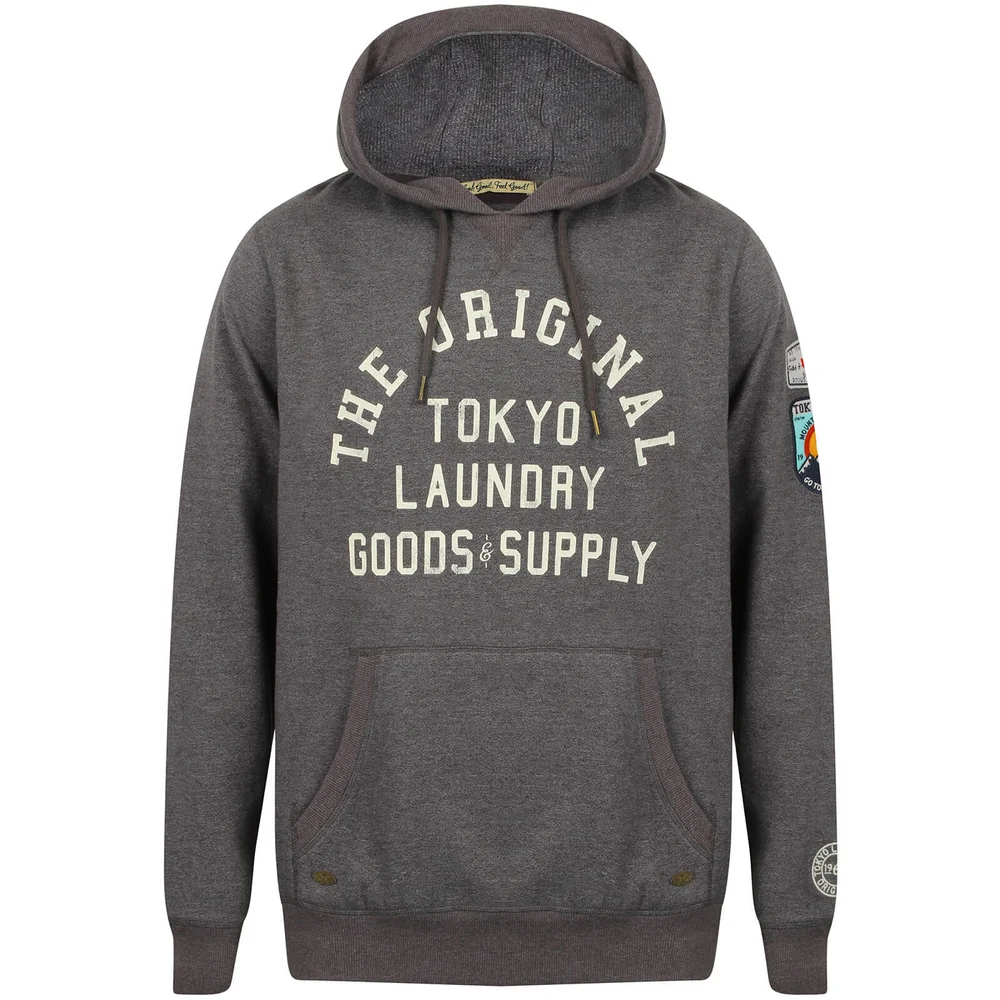 Tokyo Laundry Men's Timberfield Hoody - Charcoal - S - Grey Image 1