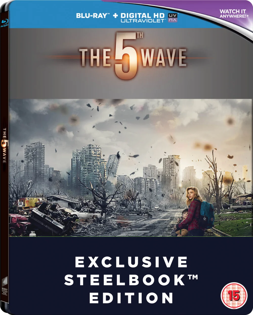 The 5th Wave - Zavvi Exclusive Limited Edition Steelbook (Includes DVD Version) (Limited to 500 Copies) Image 1