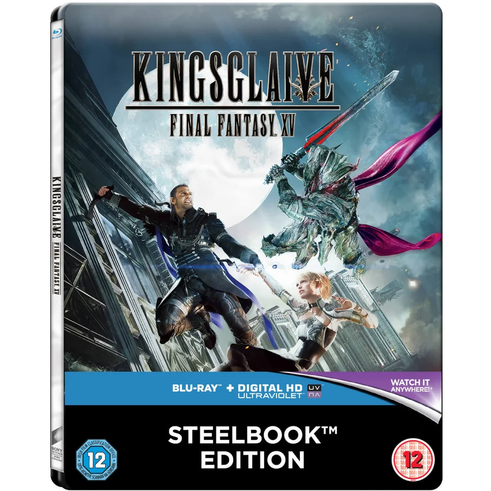 Kingsglaive: Final Fantasy XV - Zavvi Exclusive Limited Edition Steelbook (Includes DVD Version) (Limited to 500 Copies) Image 1