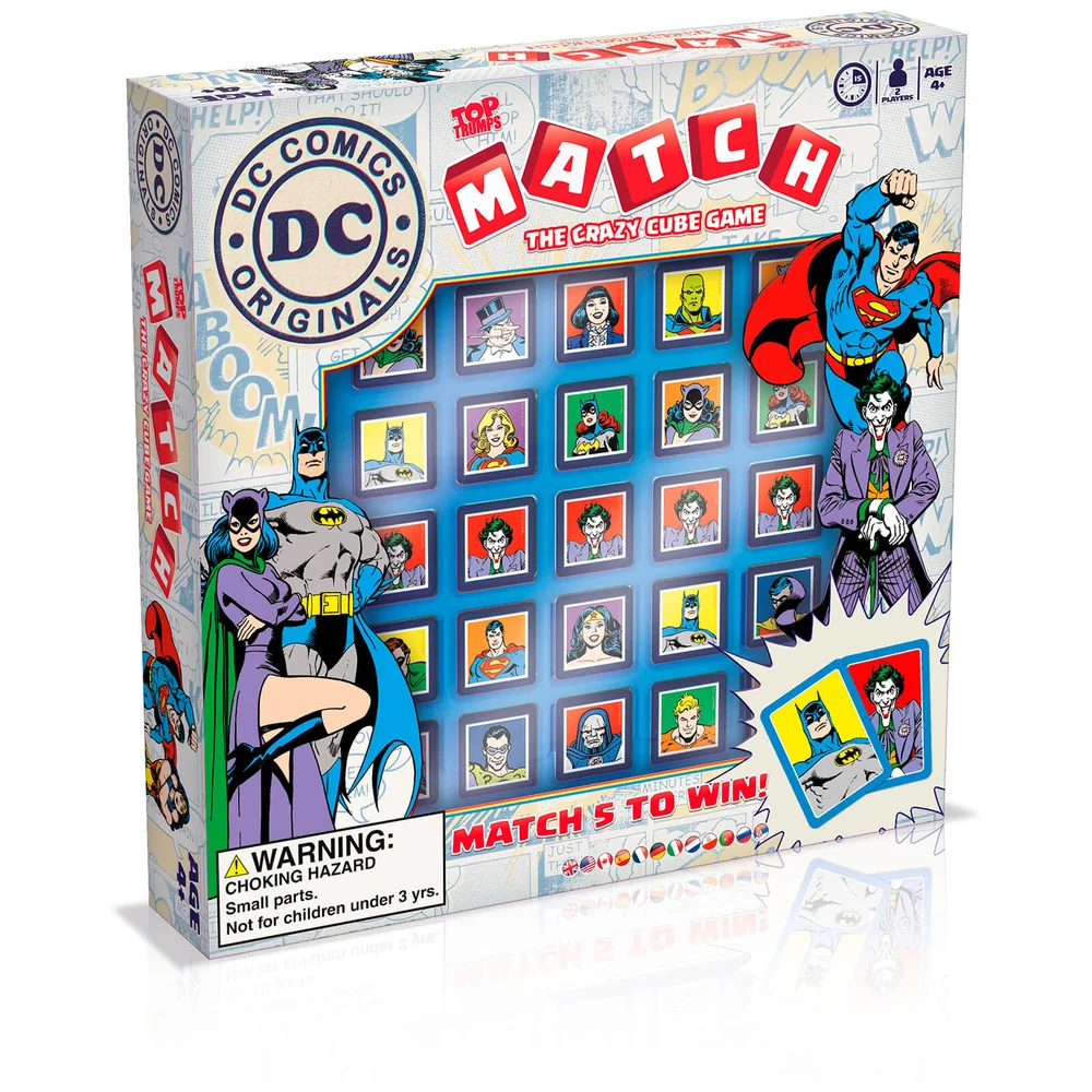 Top Trumps Match Board Game - DC Comics Edition Image 1