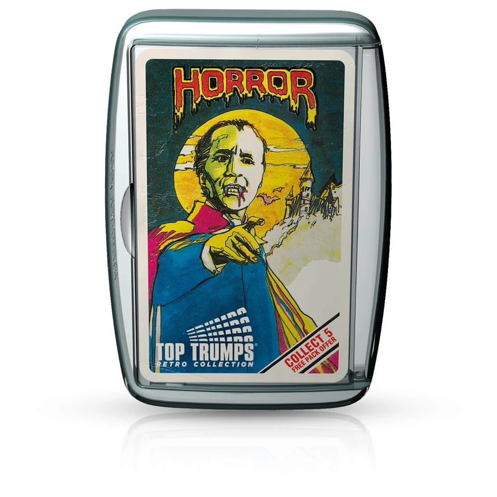 Top Trumps Card Game - Horror 1 Retro Edition Image 1