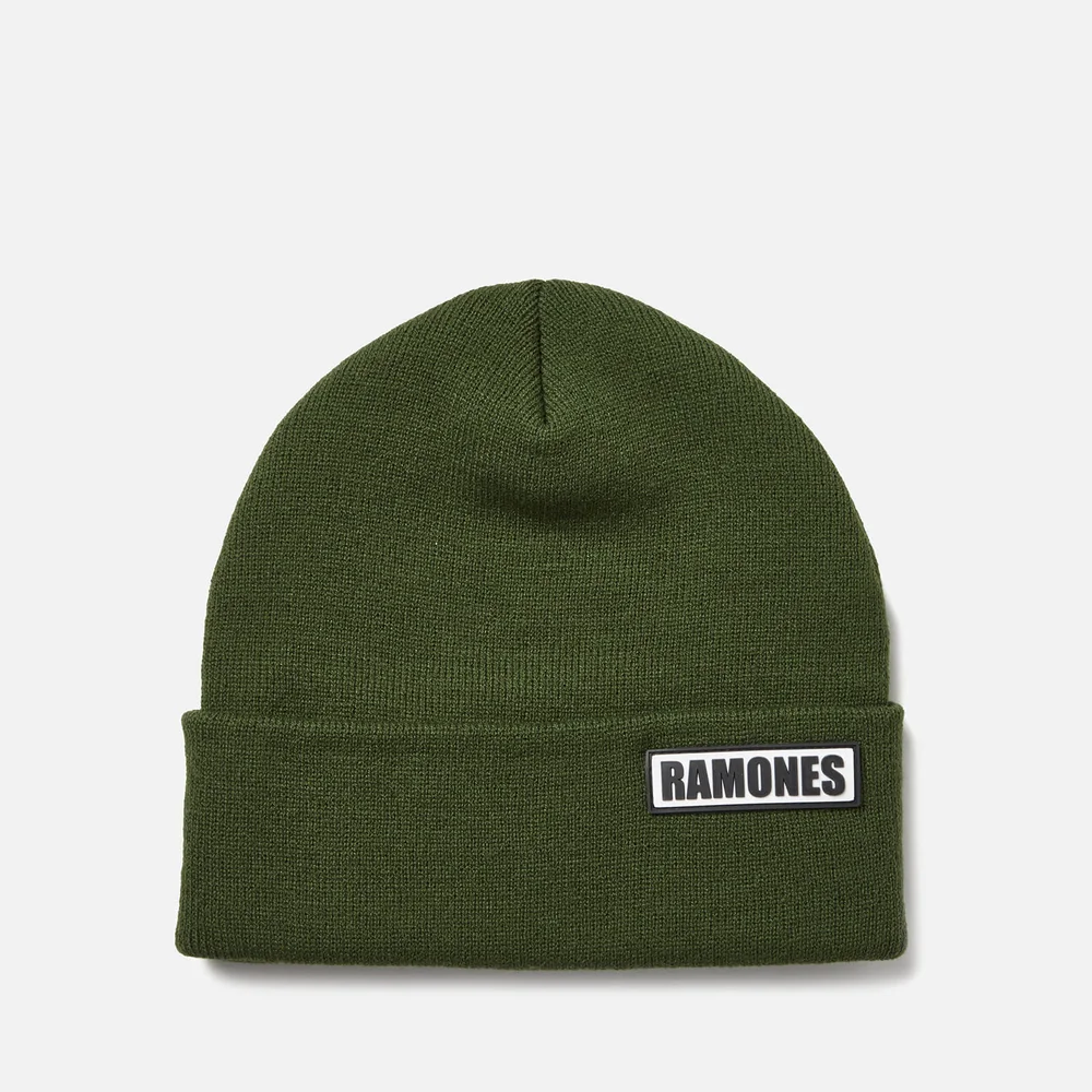 Ramones Beanie Hat - Khaki Image 1