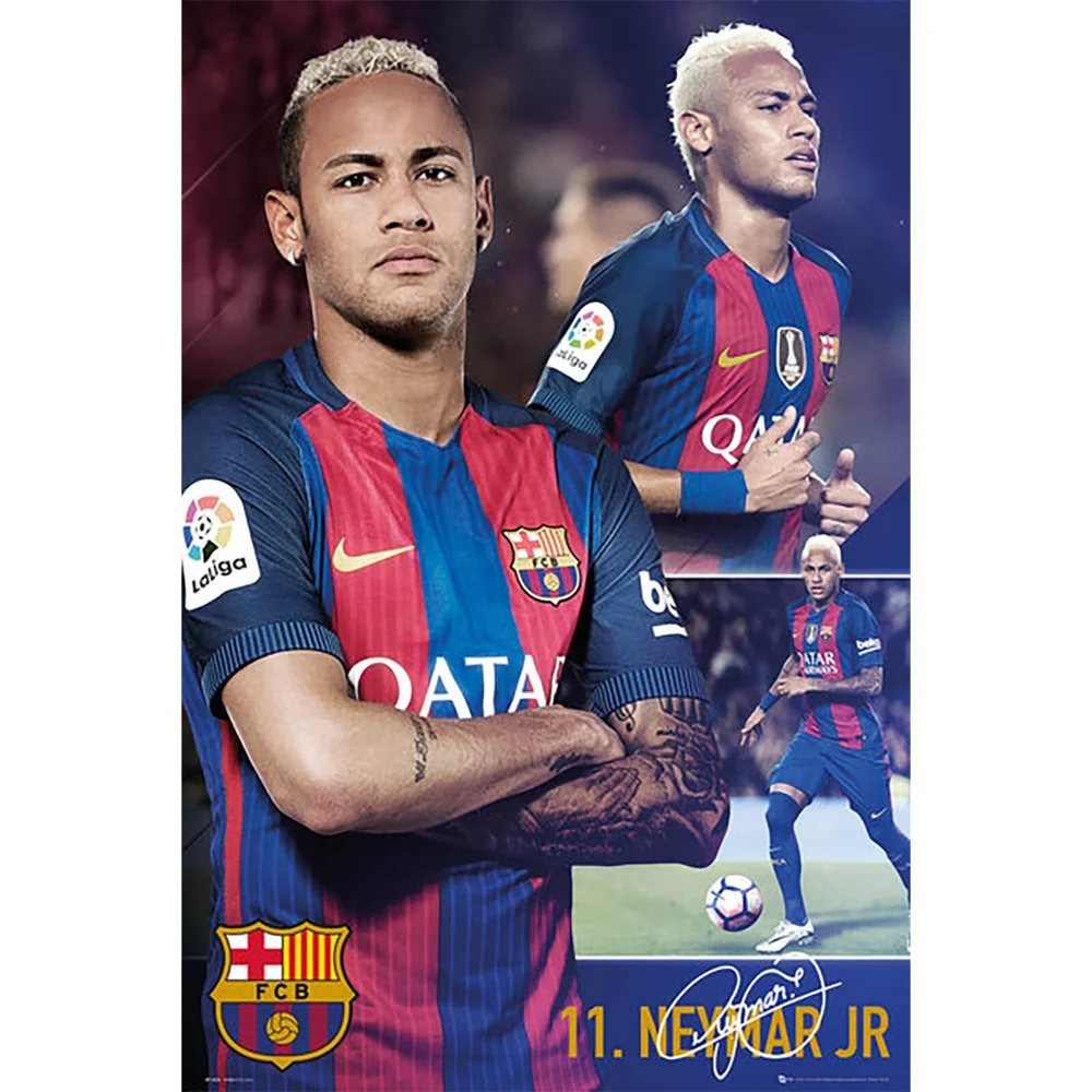 Barcelona Neymar Collage - 61 x 91.5cm Maxi Poster Image 1