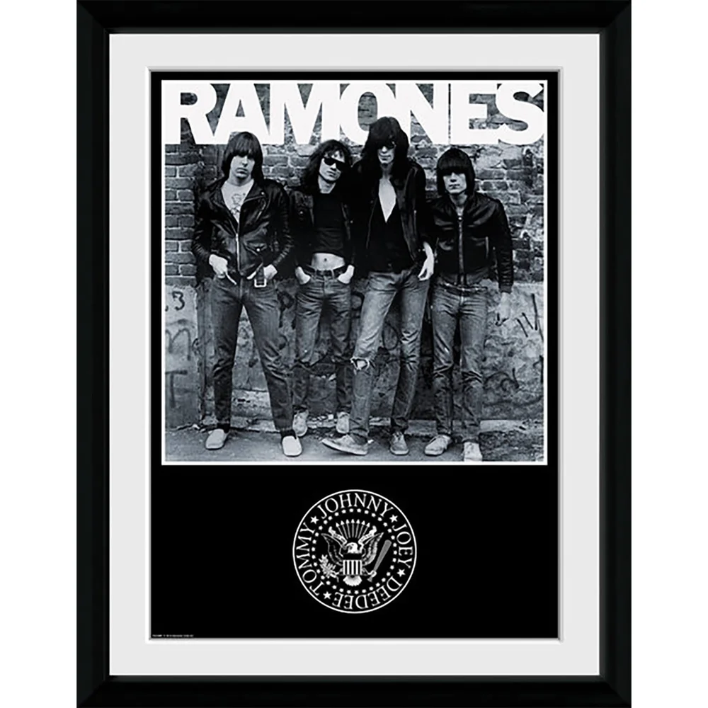 The Ramones Album - 16 x 12 Inches Framed Photograph Image 1