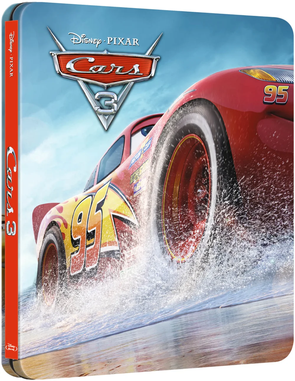 Cars 3 3D (Includes 2D Version) - Zavvi Exclusive Limited Edition Steelbook Image 1
