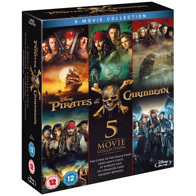 Pirates of the Caribbean: 1-5 Box Set