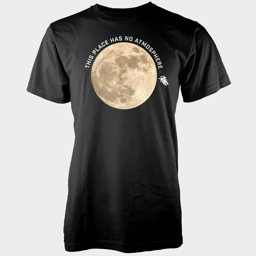 This Place Has No Atmosphere Black T-Shirt - S Image 1