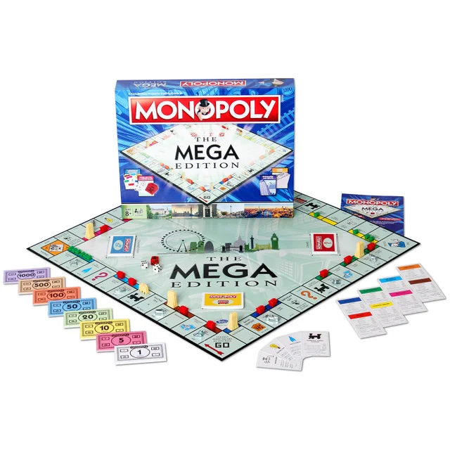Monopoly Board Game - Mega Edition