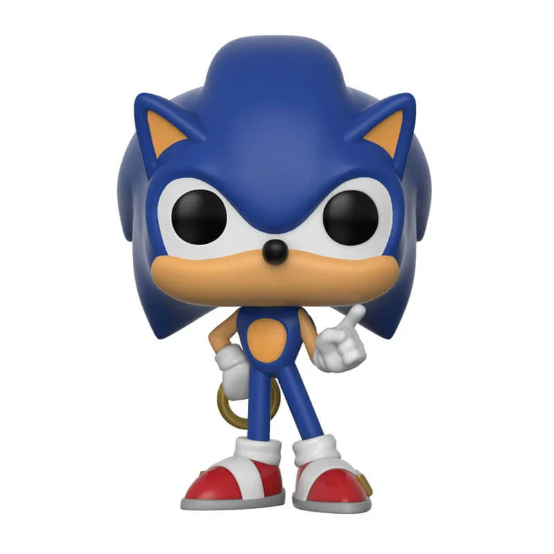 Sonic the Hedgehog Sonic with Ring Pop! Vinyl Figure Image 1