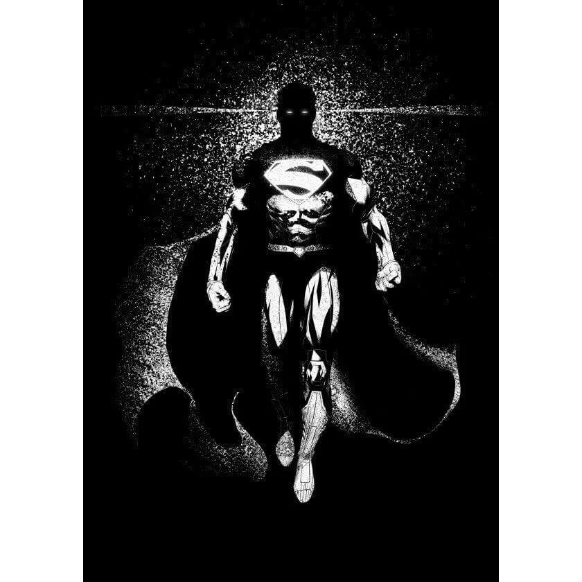 DC Comics Metal Poster - DC Dark Edition Superman (32 x 45cm) Image 1