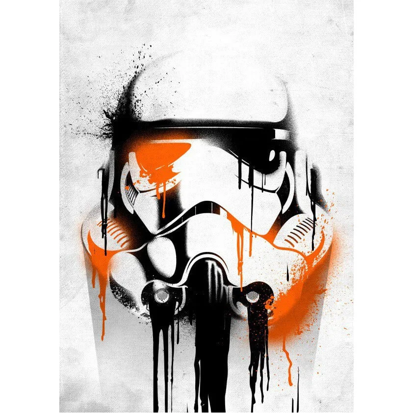 Star Wars Metal Poster - Masked Troopers Banksy (68 x 48cm) Image 1