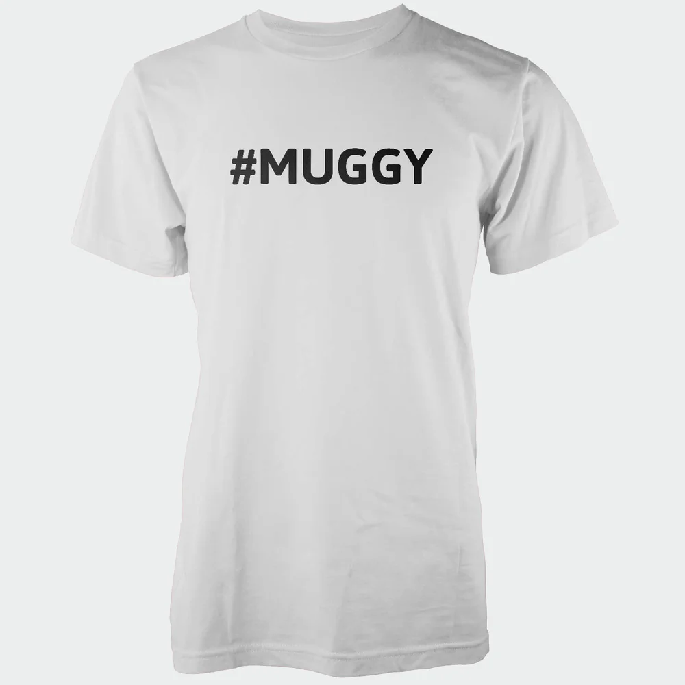 Hashtag Muggy Men's White T-Shirt - S - White Image 1