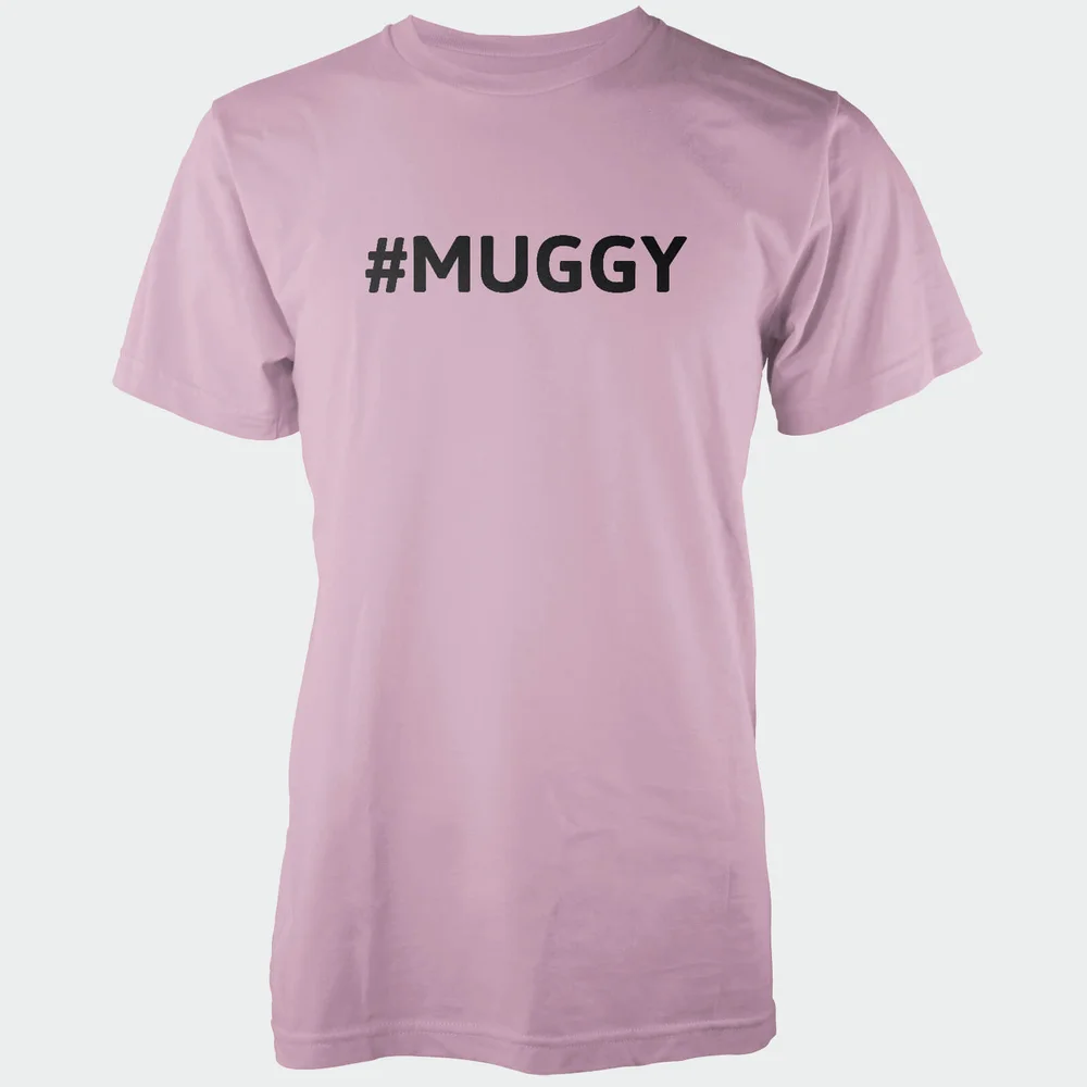 Hashtag Muggy Men's Pink T-Shirt - S - Pink Image 1