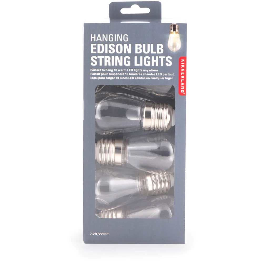 Edison Bulb String Lights Image 1
