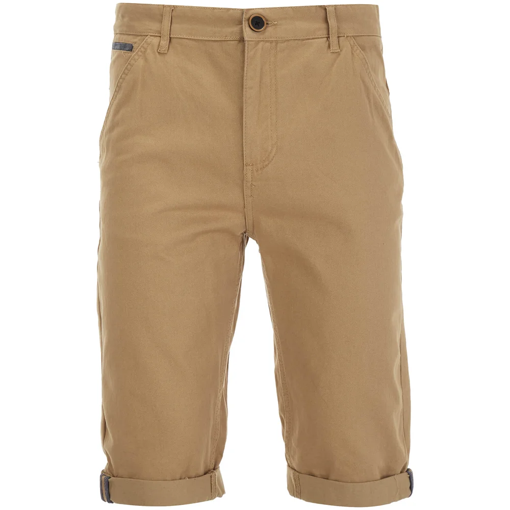 Brave Soul Men's Anderson Shorts - Stone - W30 - Stone Image 1