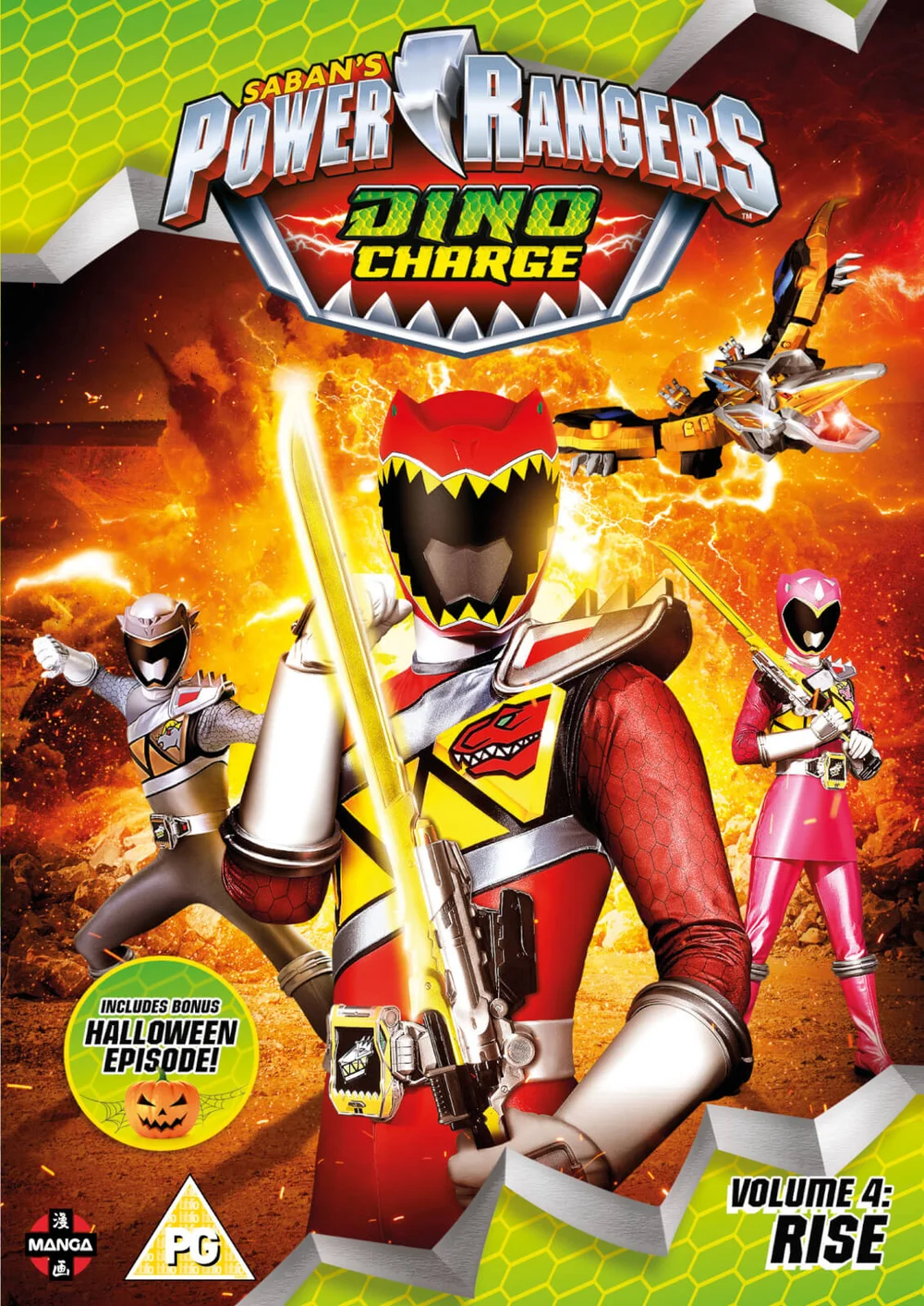 Power Rangers Dino Charge: Rise (Volume 4) Episides 13-17 (Incl. Halloween Special) Image 1