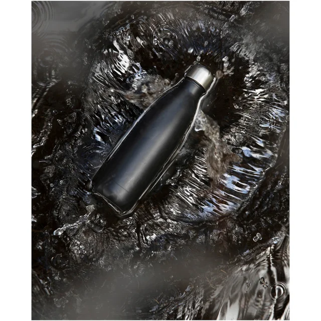 Sagaform Steel Hot and Cold Bottle - Black (50cl)