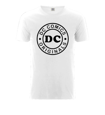 DC Comics Originals Logo White T-Shirt