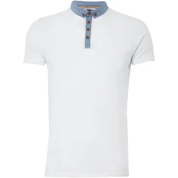 Brave Soul Men's Chimera Polo Shirt - White