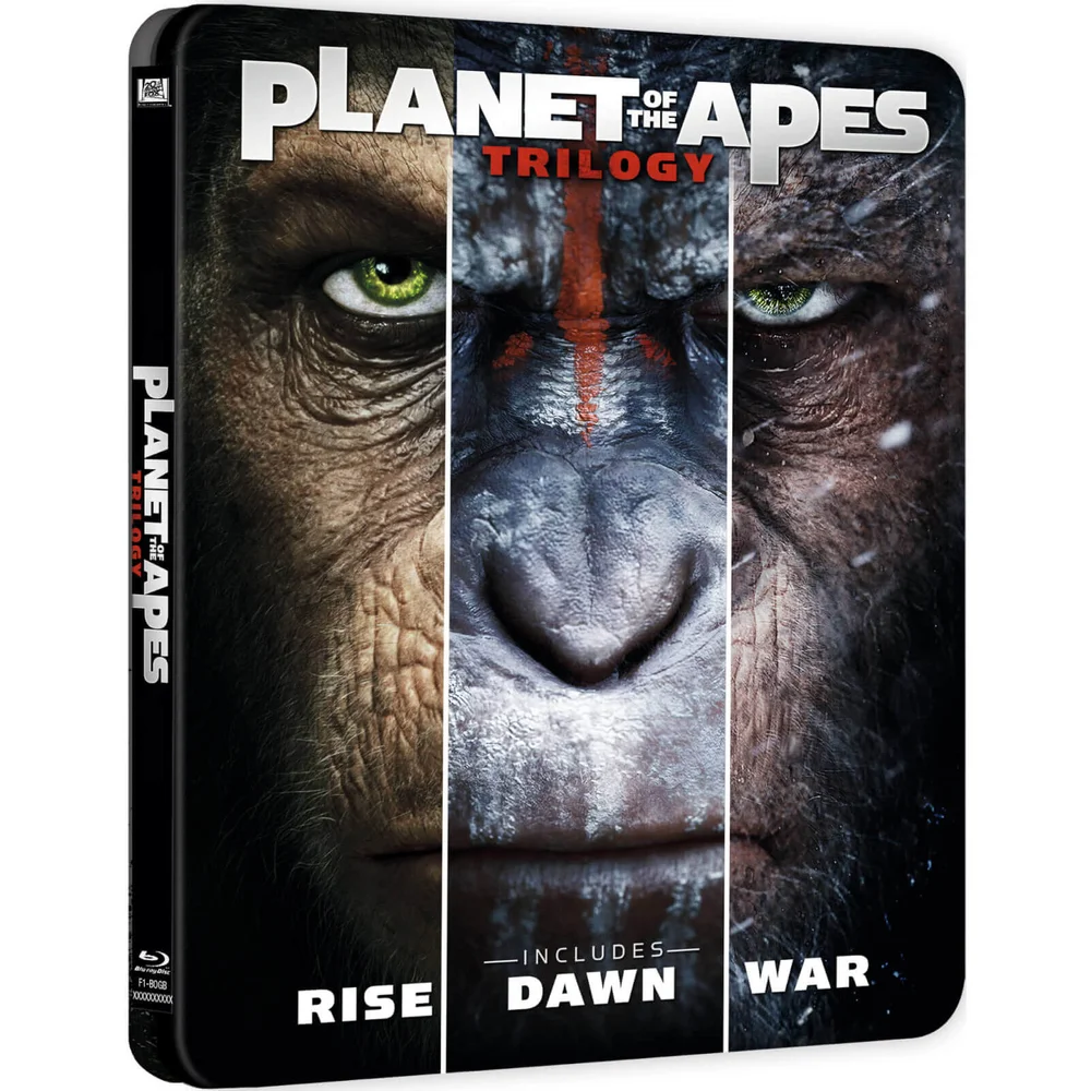 Planet Of The Apes Triple - Zavvi Exclusive Limited Edition Steelbook Image 1