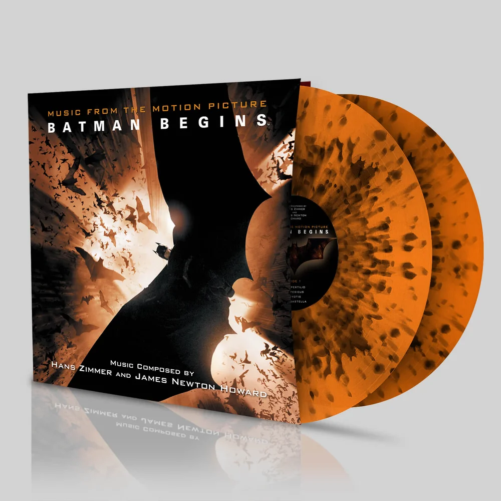 Batman Begins: Soundtrack OST – Zavvi Exclusive - Limited Coloured Black on Orange (500 Worldwide Only) Image 1