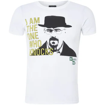 Breaking Bad Men's I Am The One Who Knocks T-Shirt - White