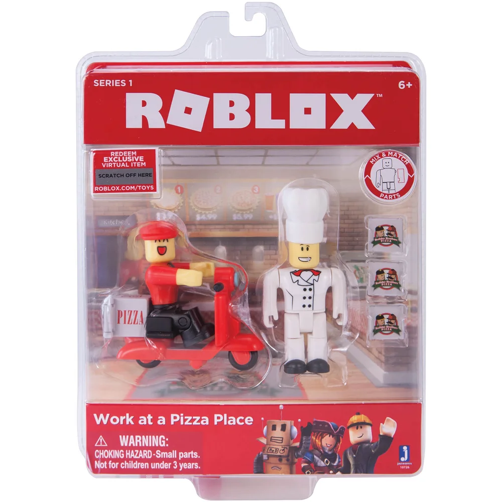 ROBLOX Work at a Pizza Place Game Figure Pack Image 1