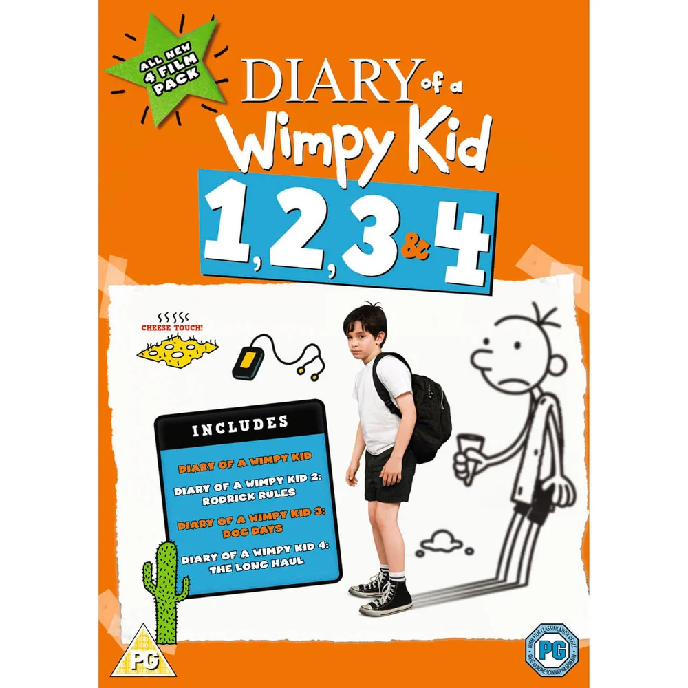 Diary Of A Wimpy Kid 1-4 Box Set Image 1