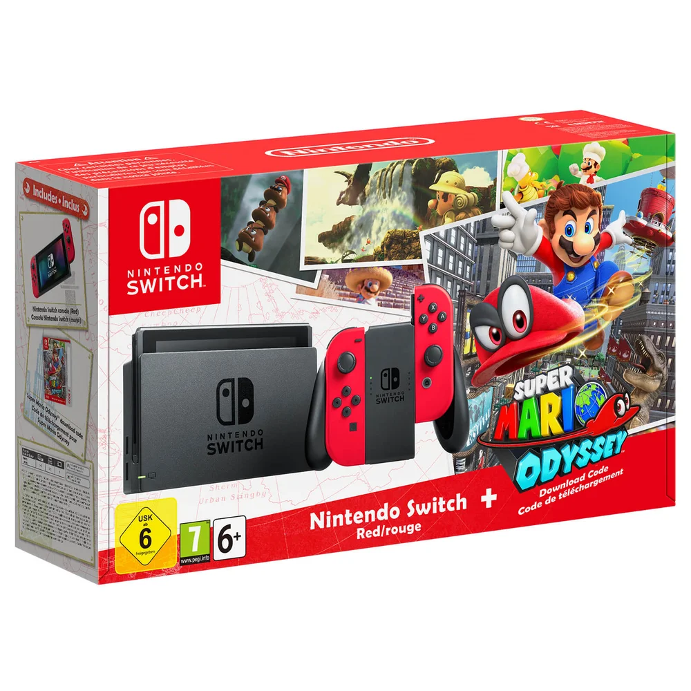 Nintendo Switch Super Mario Odyssey Limited Edition Bundle Image 1