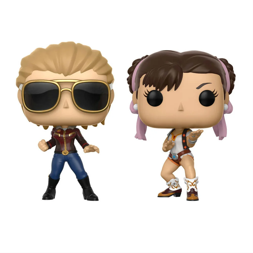 Marvel Vs Capcom Captain Marvel Vs Chun-Li Pop! Vinyl Figure 2 Pack Image 1