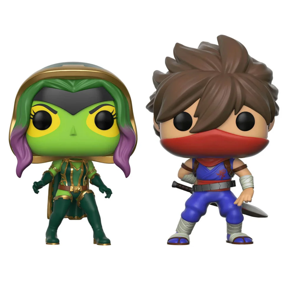Marvel Vs Capcom Gamora Vs Strider Pop! Vinyl Figure 2 Pack Image 1