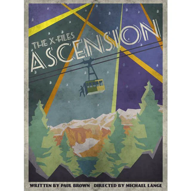 X-Files "Ascension" Fine Art Print by J.J. Lendl - Zavvi UK Exclusive Image 1