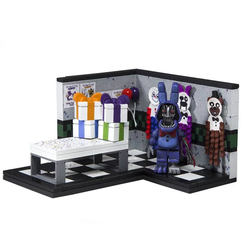 McFarlane Five Nights At Freddy's Paper Pals Party With Withered Bonnie Small Action Figure Set Image 1