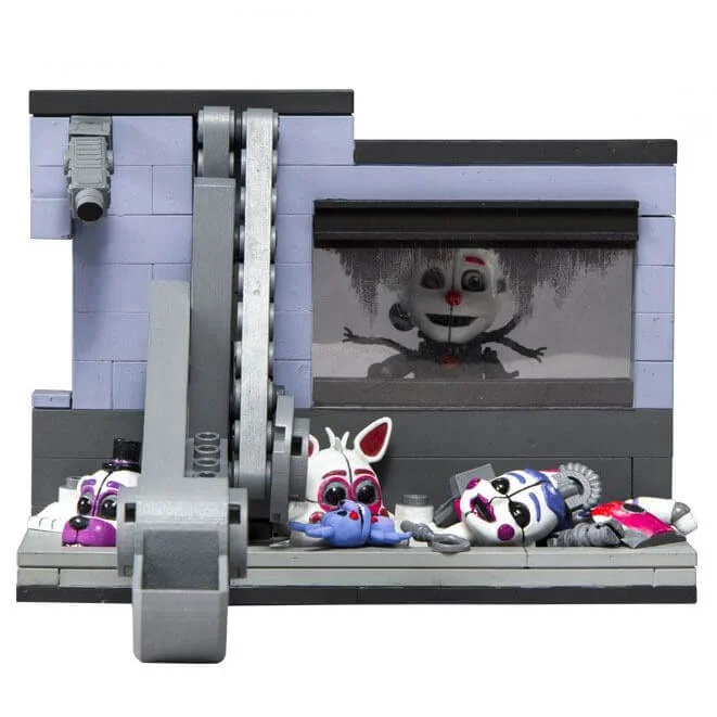 McFarlane Five Nights At Freddy's Scooping Room With Masked Ennard Medium Action Figure Set Image 1