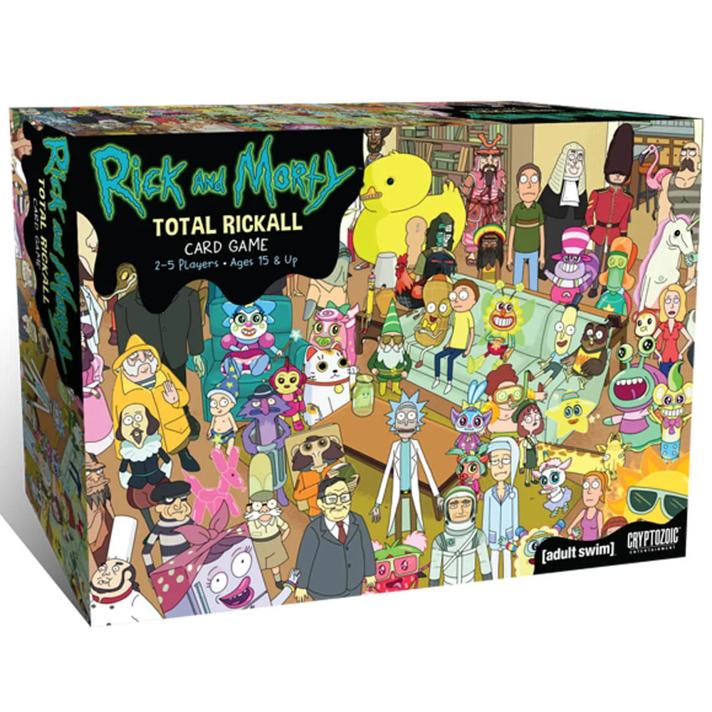 Total Rickall Rick and Morty Cooperative Card Game Image 1