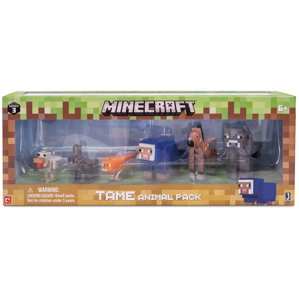 Minecraft Tame Animal Figures Pack Image 1