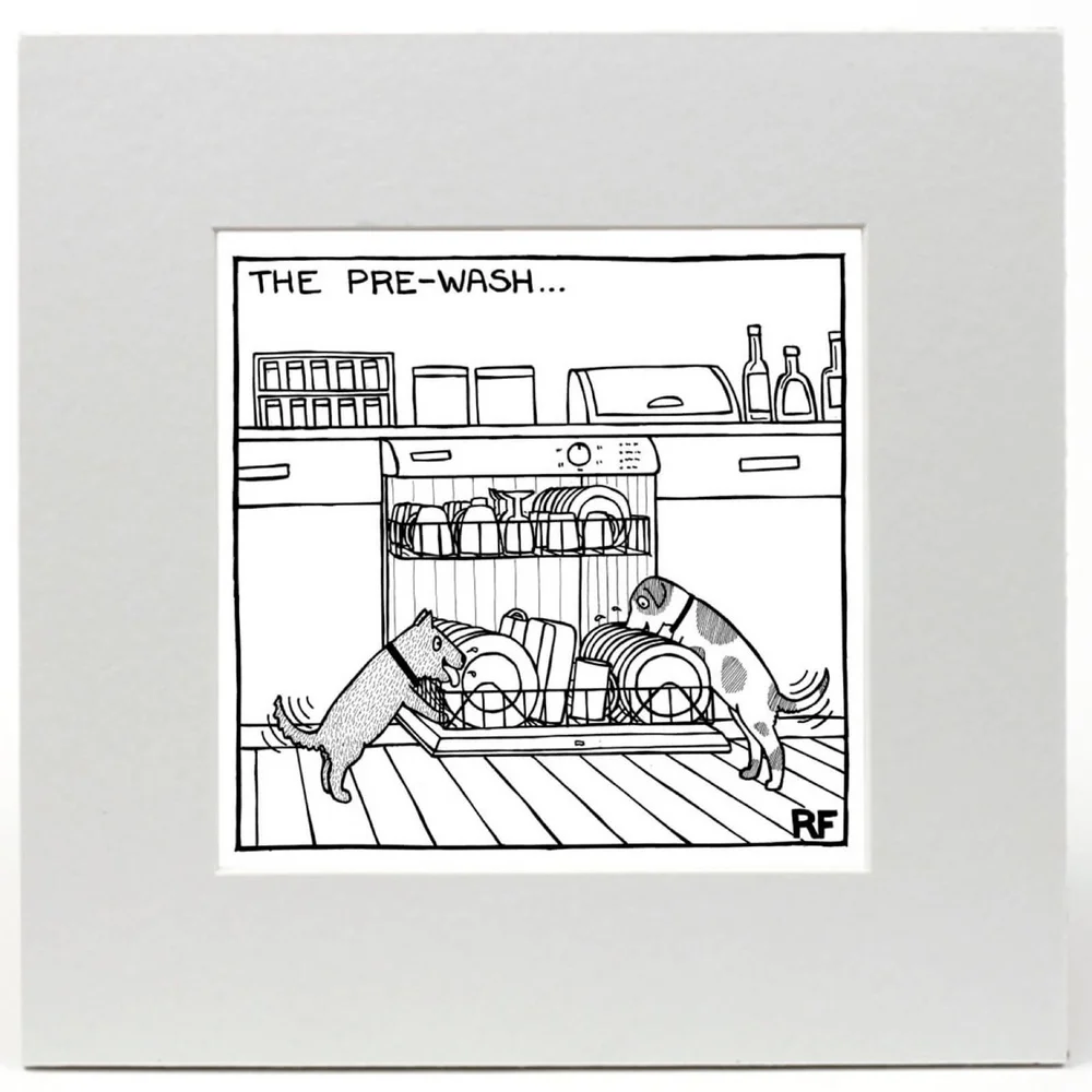 Off the Leash Pre Wash Limited Edition Art Print Image 1