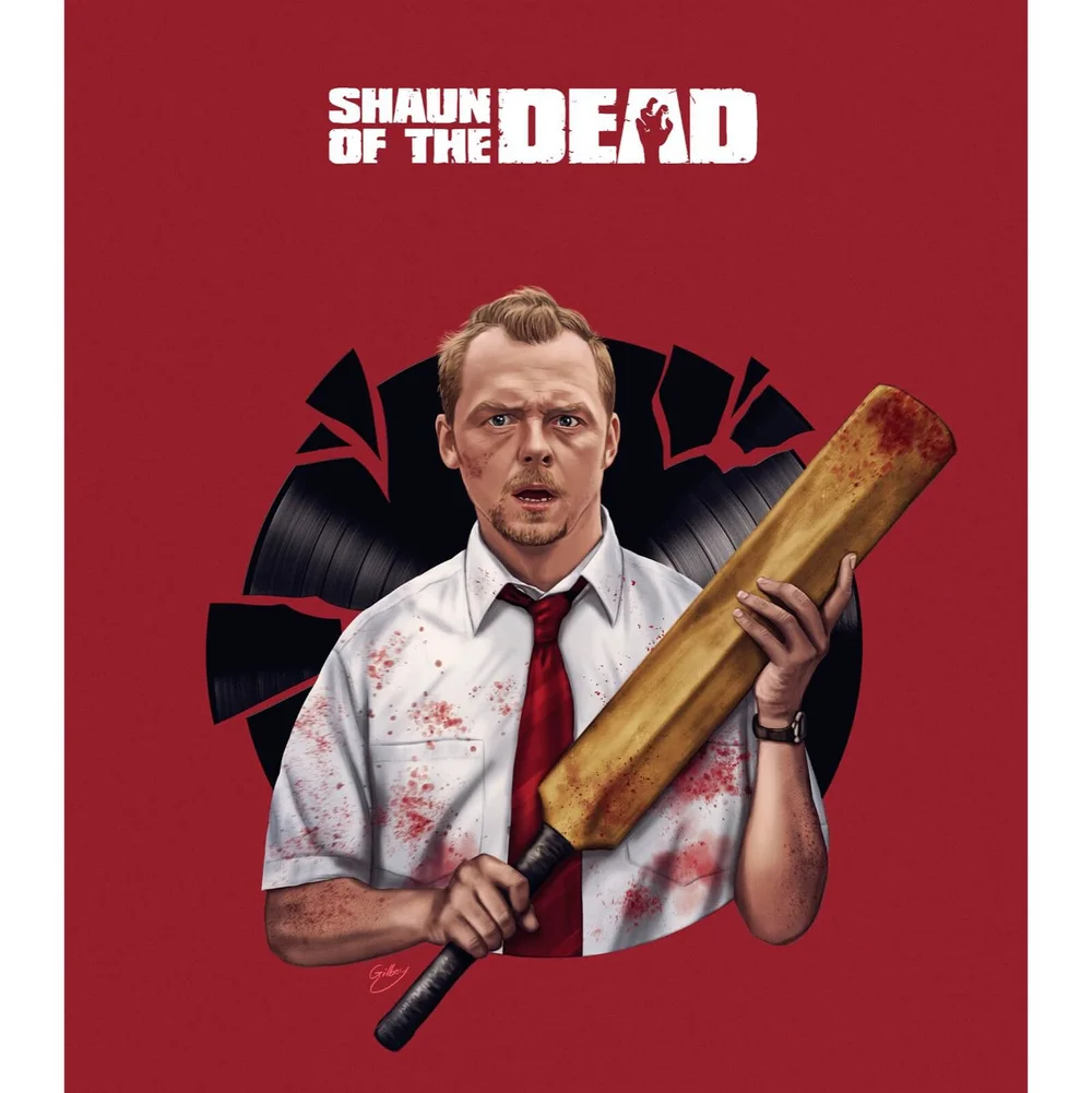 Shaun of the Dead Record Breaking Limited Edition Art Print Image 1