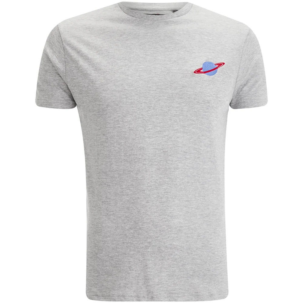 Brave Soul Men's Spyro T-Shirt - Grey Marl - S - Grey Image 1